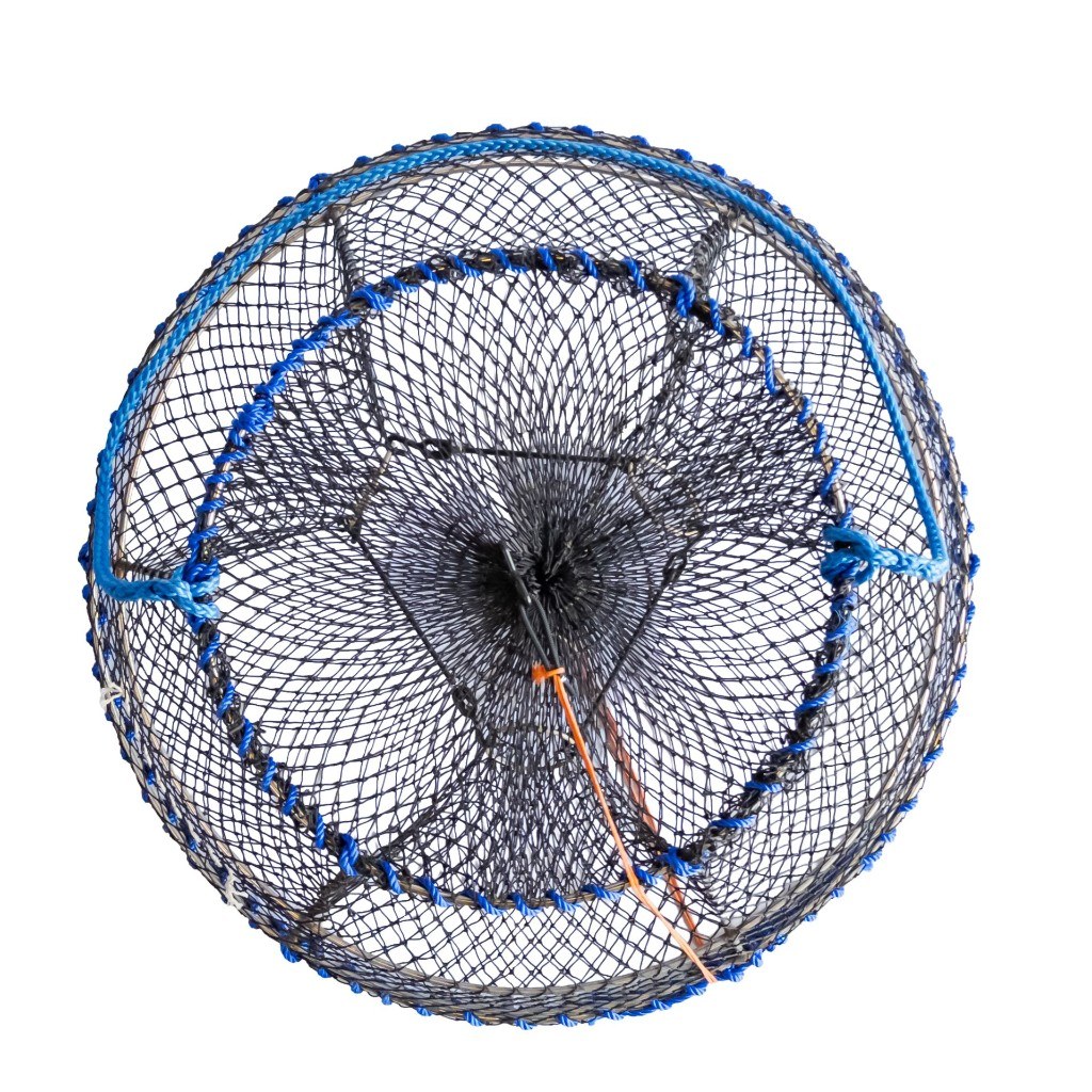 39 inch commercial prawn trap overtop view