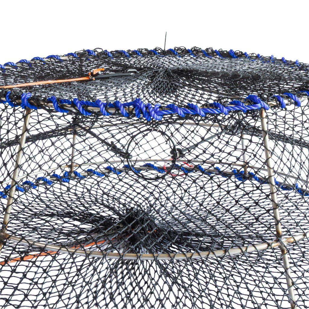 Tunnel view of a 30 inch sport prawn trap