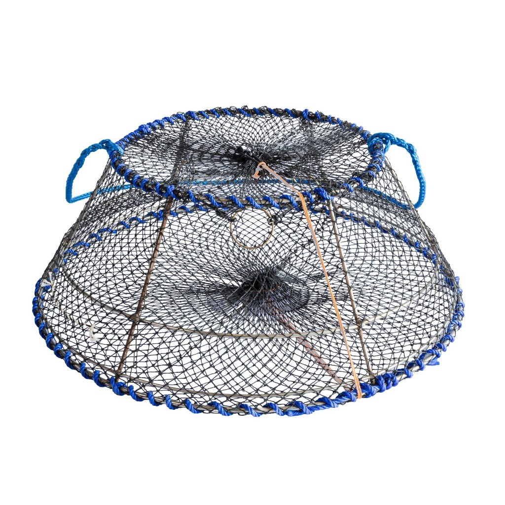 Commercial prawn trap side view